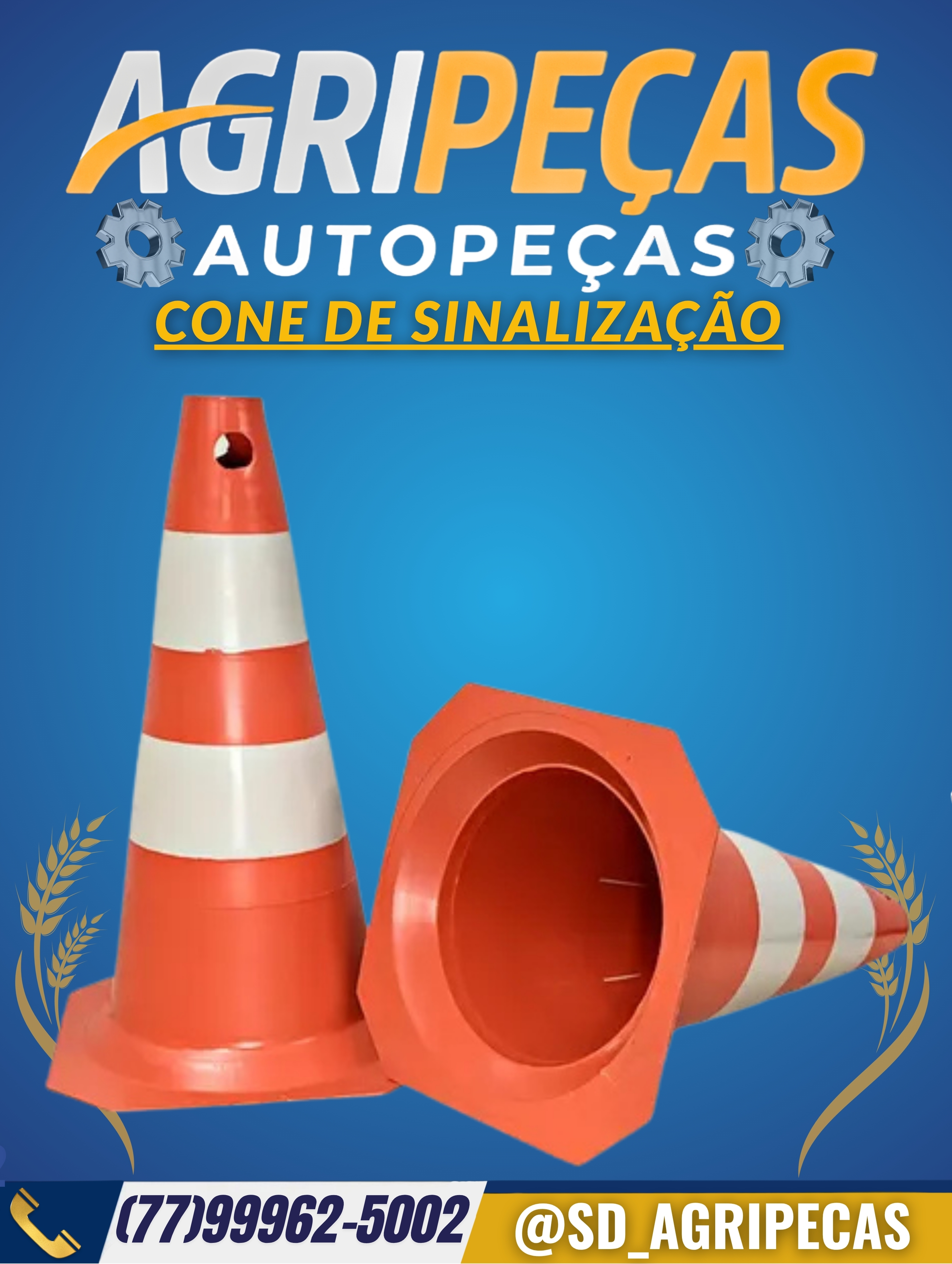 CONE DE SINALIZAÇÃO